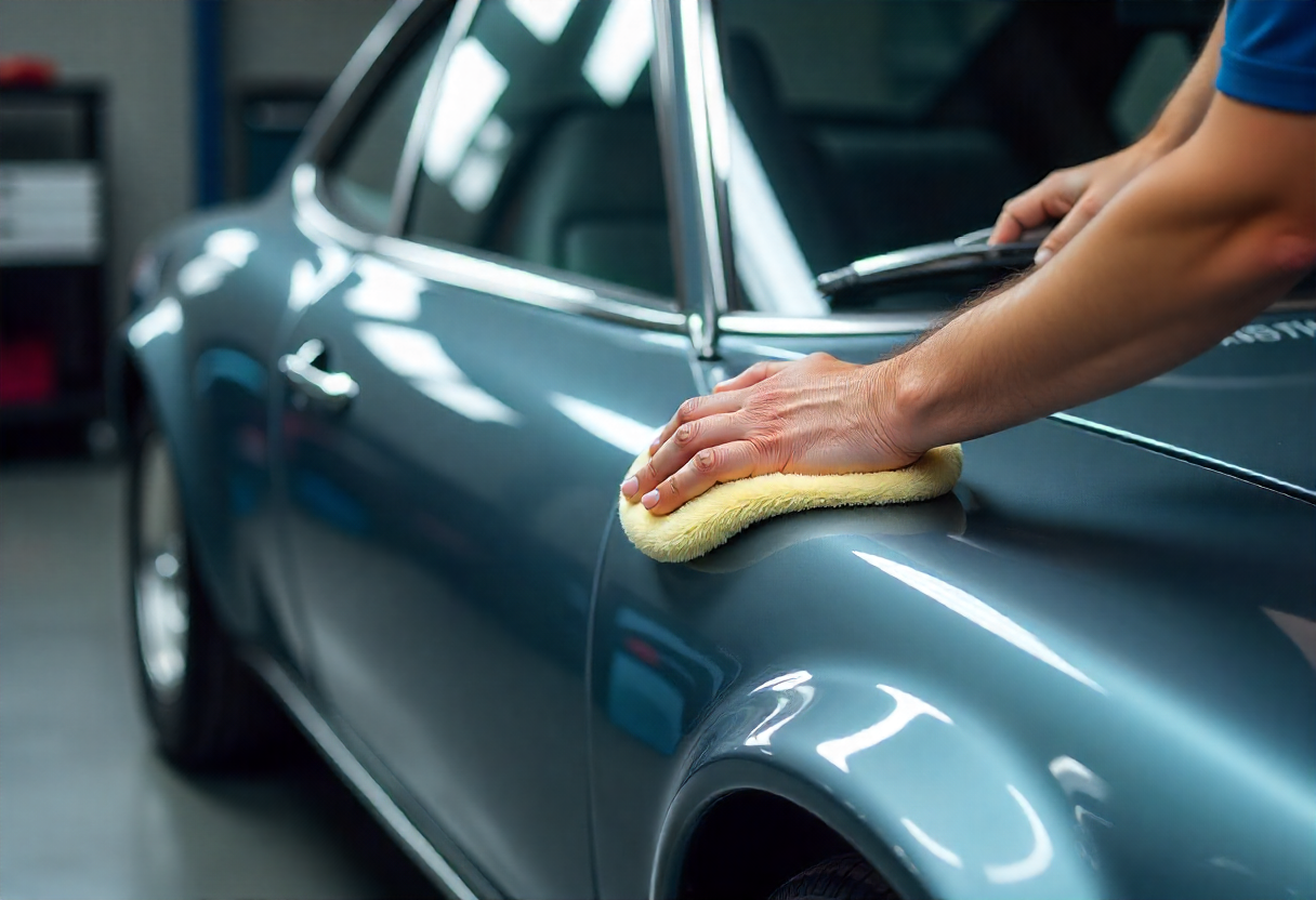 Interior car cleaning